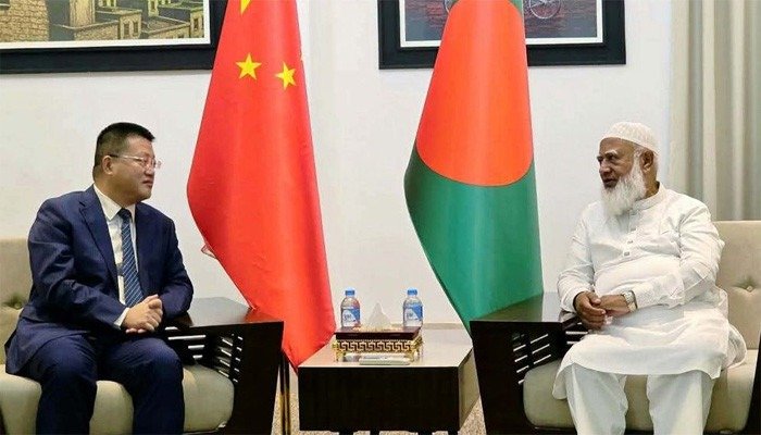 বাংলাদেশে নিযুক্ত চীনের রাষ্ট্রদূতের সঙ্গে বিরোধীদলীয় নেতার বিদায়ী সাক্ষাৎ
