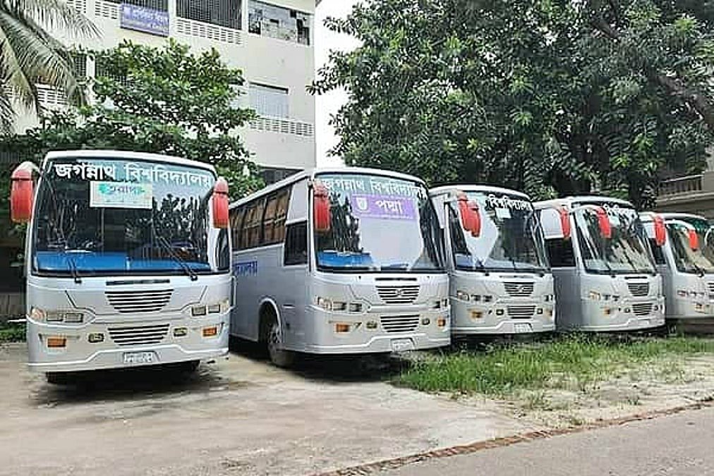 জগন্নাথ বিশ্ববিদ্যালয়ের বাসে সিট দখল ও র্যাগিং নিষিদ্ধ
