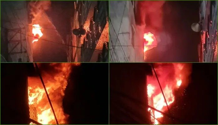 চকবাজারে মার্কেটে অগ্নিকাণ্ড: নিয়ন্ত্রণে ফায়ার সার্ভিসের ১০ ইউনিট